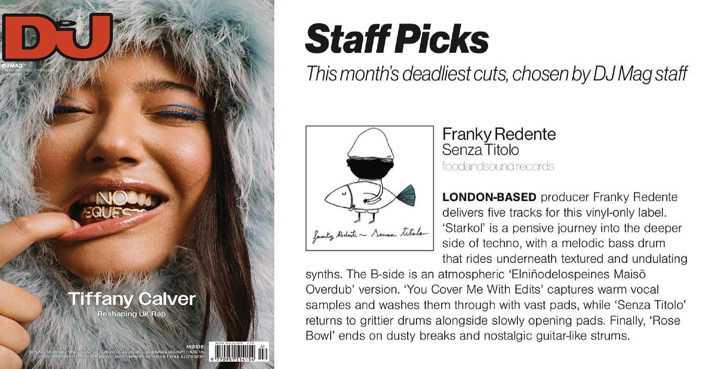 @djmagofficial 🇬🇧 (digital & print) reviewed my upcoming EP on @foodandsoundrecords @djmagofficial 🇬🇧 Staff Picks - Deadliest Cuts 💀 🔊 💃

Preorder opens Feb 4th 2022 Vinyl only via @foodandsoundrecords - illustration by @ciscoespinar 
.
.
.
.
.
.
.
.
.
.
.
.
.
.
.

Shout out to my bro @mauoq 👊🏻